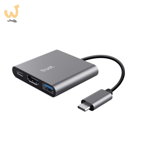 Adapter TRUST DALYX 3-IN-1 USB-C Adapter TRUST DALYX 3-IN-1 USB-C