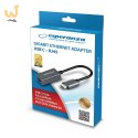 ESPERANZA GIGABIT ETHERNET 1000 MBPS ADAPTER USB C-RJ45 ENA102