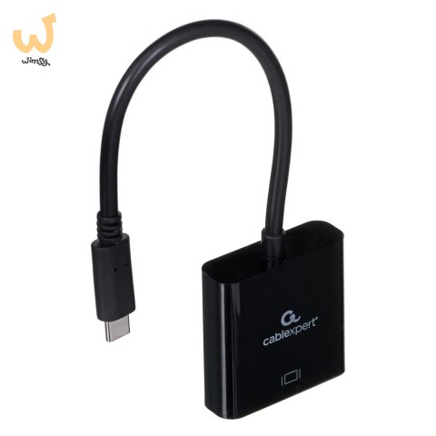 GEMBIRD ADAPTER NA KABLU USB TYP-C DO HDMI 4K 60HZ, 15CM, CZARNY GEMBIRD ADAPTER NA KABLU USB TYP-C DO HDMI 4K 60HZ, 15CM, CZARNY