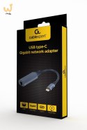 GEMBIRD ADAPTER USB-C -> LAN RJ-45 1GB NA KABLU