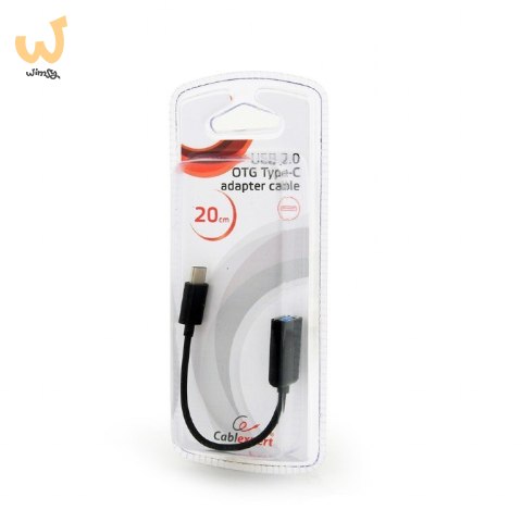 GEMBIRD ADAPTER USB TYP-C MĘSKI DO USB A ŻEŃSKI OTG, 20CM GEMBIRD ADAPTER USB TYP-C MĘSKI DO USB A ŻEŃSKI OTG, 20CM