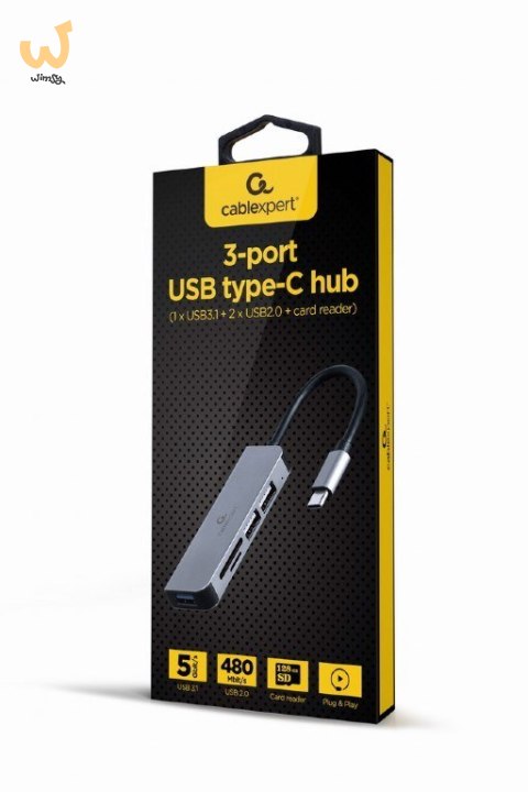 GEMBIRD MULTI ADAPTER USB TYP-C 5W1 (HUB + HDMI + PD + DŹWIĘK STEREO) SREBRNY GEMBIRD MULTI ADAPTER USB TYP-C 5W1 (HUB + HDMI + PD + DŹWIĘK STEREO) SREBRNY