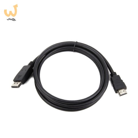 Kabel GEMBIRD CC-DP-HDMI-1M (DisplayPort - MHDMI M - 1m; kolor czarny) Kabel GEMBIRD CC-DP-HDMI-1M (DisplayPort - MHDMI M - 1m; kolor czarny)
