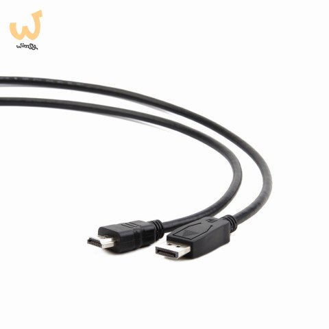 Kabel GEMBIRD CC-DP-HDMI-1M (DisplayPort - MHDMI M - 1m; kolor czarny) Kabel GEMBIRD CC-DP-HDMI-1M (DisplayPort - MHDMI M - 1m; kolor czarny)