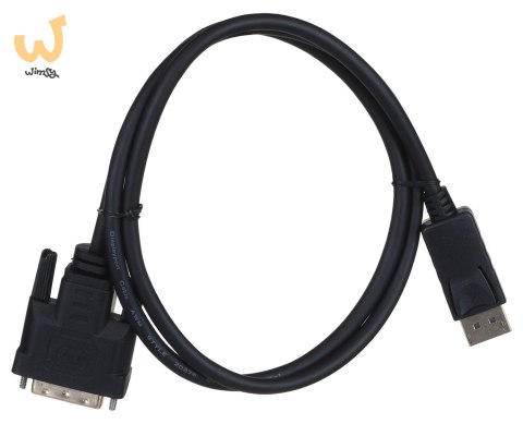Kabel GEMBIRD CC-DPM-DVIM-1M (DisplayPort M - DVI-D M; 1m; kolor czarny) Kabel GEMBIRD CC-DPM-DVIM-1M (DisplayPort M - DVI-D M; 1m; kolor czarny)