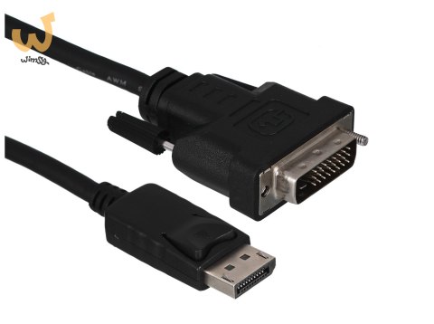 Kabel GEMBIRD CC-DPM-DVIM-1M (DisplayPort M - DVI-D M; 1m; kolor czarny) Kabel GEMBIRD CC-DPM-DVIM-1M (DisplayPort M - DVI-D M; 1m; kolor czarny)