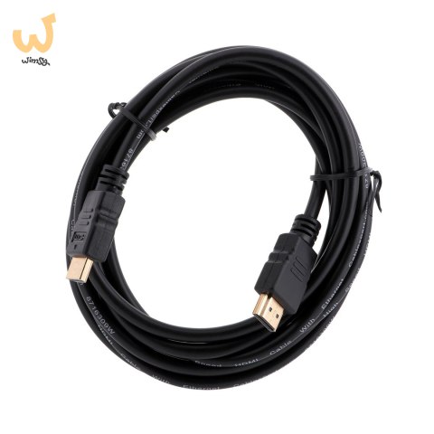 Kabel GEMBIRD CC-HDMI4-7.5M (HDMI M - HDMI M; 7,5m; kolor czarny) Kabel GEMBIRD CC-HDMI4-7.5M (HDMI M - HDMI M; 7,5m; kolor czarny)