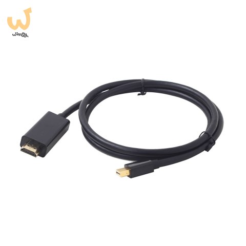 Kabel GEMBIRD CC-mDP-HDMI-6 (Mini DisplayPort M - HDMI M; 1,8m; kolor czarny) Kabel GEMBIRD CC-mDP-HDMI-6 (Mini DisplayPort M - HDMI M; 1,8m; kolor czarny)