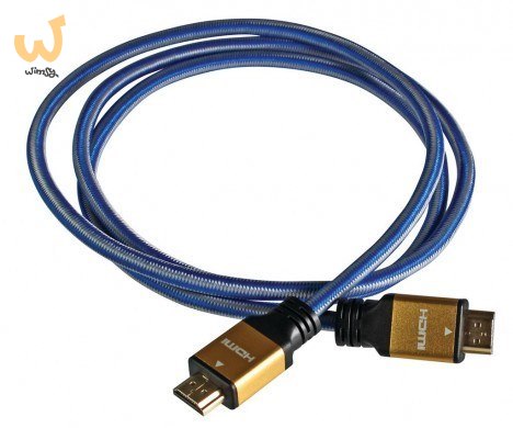 Kabel IBOX HD04 ULTRAHD 4K 1,5M V2.0 ITVFHD04 (HDMI M - HDMI M; 1,5m; kolor niebieski) Kabel IBOX HD04 ULTRAHD 4K 1,5M V2.0 ITVFHD04 (HDMI M - HDMI M; 1,5m; kolor niebieski)