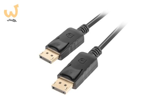 Kabel Lanberg CA-DPDP-10CC-0030-BK (DisplayPort M - DisplayPort M; 3m; kolor czarny) Kabel Lanberg CA-DPDP-10CC-0030-BK (DisplayPort M - DisplayPort M; 3m; kolor czarny)