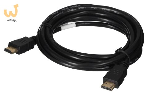 Kabel Lanberg CCS CA-HDMI-11CC-0030-BK (HDMI M - HDMI M; 3m; kolor czarny) Kabel Lanberg CCS CA-HDMI-11CC-0030-BK (HDMI M - HDMI M; 3m; kolor czarny)