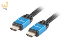 Kabel Lanberg Premium CA-HDMI-20CU-0018-BL (HDMI M - HDMI M; 1,8m; kolor czarny)