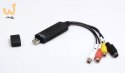 Kabel Media tech MT4169 (S-Video F - USB M; 0,20m; kolor czarny)