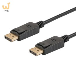 Kabel SAVIO CL-137 (DisplayPort M - DisplayPort M; 3m; kolor czarny)