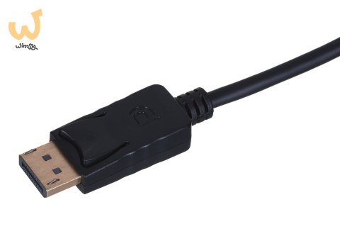 Kabel SAVIO CL-56 (DisplayPort M - HDMI Typ A; 1,5m; kolor czarny) Kabel SAVIO CL-56 (DisplayPort M - HDMI Typ A; 1,5m; kolor czarny)