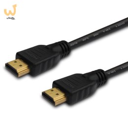 Kabel SAVIO cl-75 (HDMI M - HDMI M; 20m; kolor czarny)