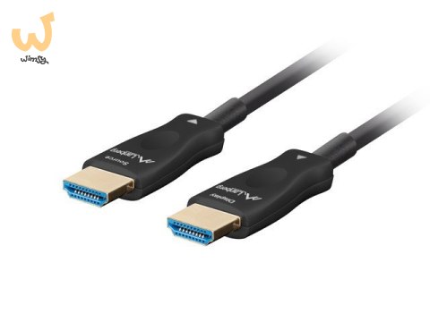 LANBERG KABEL HDMI M/M V2.1 50M 8K OPTYCZNY AOC CA-HDMI-30FB-0500-BK LANBERG KABEL HDMI M/M V2.1 50M 8K OPTYCZNY AOC CA-HDMI-30FB-0500-BK