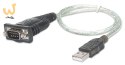 MANHATTAN KONWERTER ADAPTER USB NA RS232/COM/DB9 M