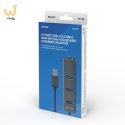 SAVIO AK-58 3-PORTOWY HUB USB-A Z ADAPTEREM RJ-45