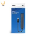 SAVIO HUB USB-A - 3 X USB-A 2.0, 1 X USB-A 3.0, SZARY AK-70