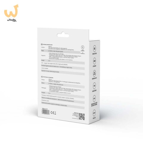 SAVIO KABEL HDMI (M) V2.1, KĄTOWY, 5M, 8K, MIEDŹ, NIEBIESKO-CZARNY, ZŁOTE KOŃCÓWKI, ETHERNET/3D CL-175 SAVIO KABEL HDMI (M) V2.1, KĄTOWY, 5M, 8K, MIEDŹ, NIEBIESKO-CZARNY, ZŁOTE KOŃCÓWKI, ETHERNET/3D CL-175