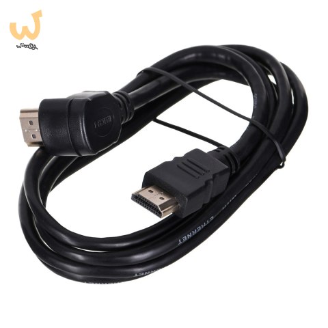SAVIO KABEL HDMI V2.0 KĄTOWY 4K OFC CZARNY, ZŁOTE KOŃCÓWKI, ETHERNET/3D 1,5M CL-108 SAVIO KABEL HDMI V2.0 KĄTOWY 4K OFC CZARNY, ZŁOTE KOŃCÓWKI, ETHERNET/3D 1,5M CL-108