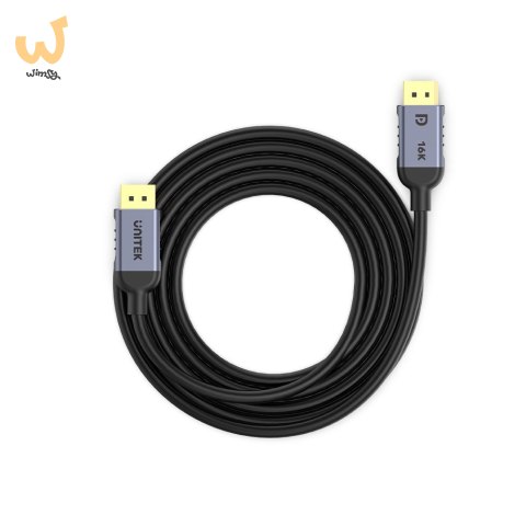 UNITEK KABEL DISPLAYPORT 1.4 8K 60HZ, 4K 240HZ, 1M UNITEK KABEL DISPLAYPORT 1.4 8K 60HZ, 4K 240HZ, 1M