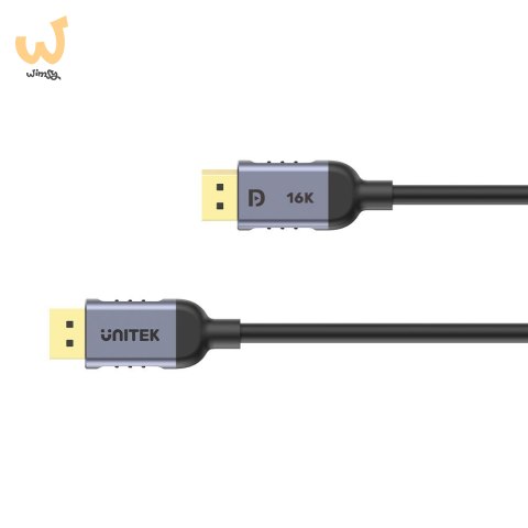 UNITEK KABEL DISPLAYPORT 1.4 8K 60HZ, 4K 240HZ, 1M UNITEK KABEL DISPLAYPORT 1.4 8K 60HZ, 4K 240HZ, 1M