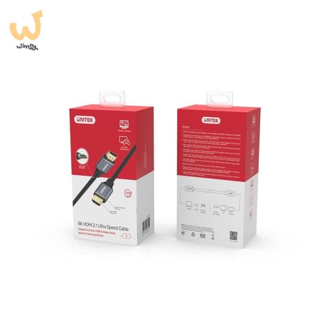 UNITEK KABEL HDMI 2.1 8K, 4K120HZ UHD, 3M, C139W UNITEK KABEL HDMI 2.1 8K, 4K120HZ UHD, 3M, C139W