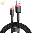 BASEUS KABEL CAFULE 2A 2M (CZERWONO-CZARNY)