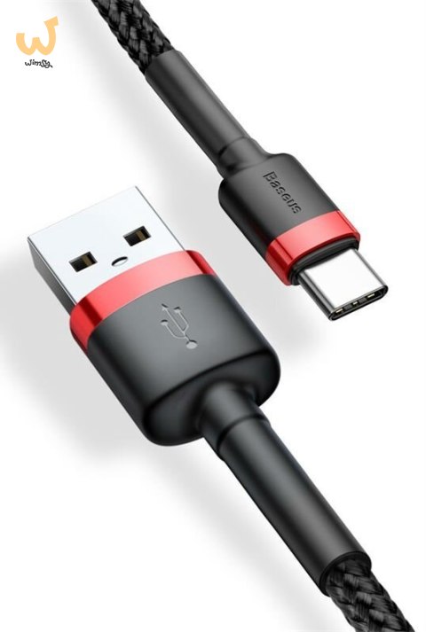 BASEUS KABEL CAFULE 2A 2M (CZERWONO-CZARNY) BASEUS KABEL CAFULE 2A 2M (CZERWONO-CZARNY)