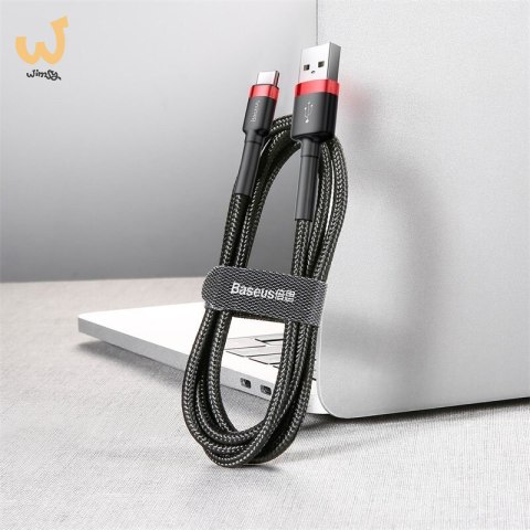 BASEUS KABEL CAFULE 2A 2M (CZERWONO-CZARNY) BASEUS KABEL CAFULE 2A 2M (CZERWONO-CZARNY)