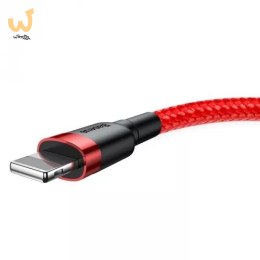 BASEUS KABEL LIGHTNING USB CAFULE1,5A 2M CZERWONY
