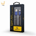 GEMBIRD KABEL USB TYPE-C (METALOWE WTYKI, OPLOT NYLONOWY W KOLORZE DENIM - JEANS) 1M