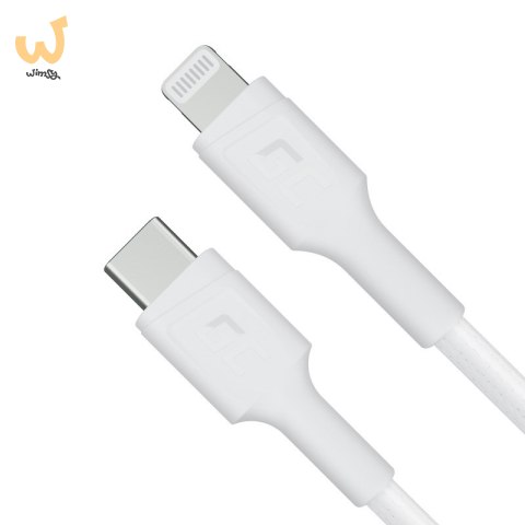 GREEN CELL KABEL KABGC07W GC POWER STREAM USB-C - LIGHTNING 100CM (MFI CERTIFIED) BIAŁY GREEN CELL KABEL KABGC07W GC POWER STREAM USB-C - LIGHTNING 100CM (MFI CERTIFIED) BIAŁY