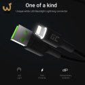 GREEN CELL KABEL KABGC12 GC RAY USB - LIGHTNING 200CM, BIAŁY LED, SZYBKIE ŁADOWANIE