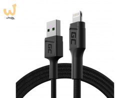 GREEN CELL KABEL KABGC21 GC POWERSTREAM USB-A - LIGHTNING 120CM, SZYBKIE ŁADOWANIE