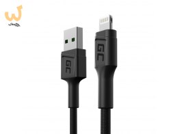 GREEN CELL KABEL KABGC24 GC POWERSTREAM USB-A - LIGHTNING 30CM, SZYBKIE ŁADOWANIE