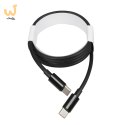 IBOX KABEL IKUTCS1B USB-C 60W SILICON 1M BLACK