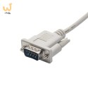 Kabel Akyga AK-CO-03 (RS-232 M - RS-232 M; 2m; kolor biały)