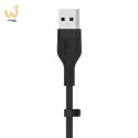 Kabel Belkin BoostCharge Flex USB-C to USB-A Cable 15W 3m Silicone Black