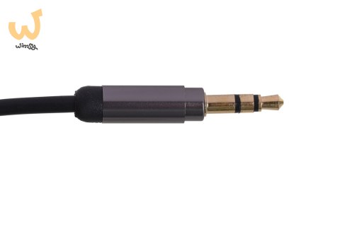 Kabel GEMBIRD CCAP-444-1M (Mini Jack M - Mini Jack M; 1m; kolor czarny) Kabel GEMBIRD CCAP-444-1M (Mini Jack M - Mini Jack M; 1m; kolor czarny)