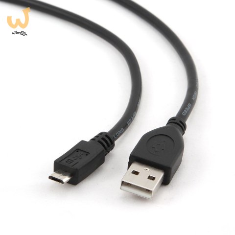 Kabel GEMBIRD CCP-MUSB2-AMBM-1M (Micro USB M - USB M; 1m; kolor czarny) Kabel GEMBIRD CCP-MUSB2-AMBM-1M (Micro USB M - USB M; 1m; kolor czarny)