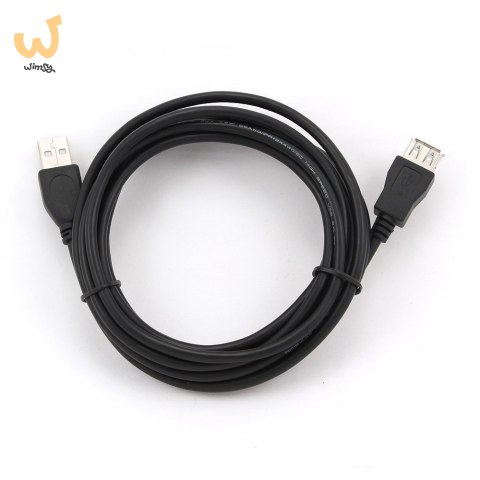 Kabel GEMBIRD CCP-USB2-AMAF-10 (USB 2.0 typu A F - USB 2.0 typu A M; 3m; kolor czarny) Kabel GEMBIRD CCP-USB2-AMAF-10 (USB 2.0 typu A F - USB 2.0 typu A M; 3m; kolor czarny)