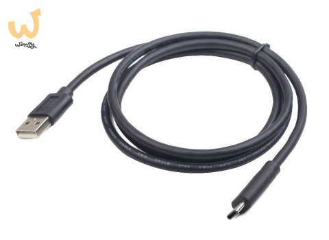 Kabel GEMBIRD CCP-USB2-AMCM-1M (USB 2.0 M - USB typu C M; 1m; kolor czarny) Kabel GEMBIRD CCP-USB2-AMCM-1M (USB 2.0 M - USB typu C M; 1m; kolor czarny)