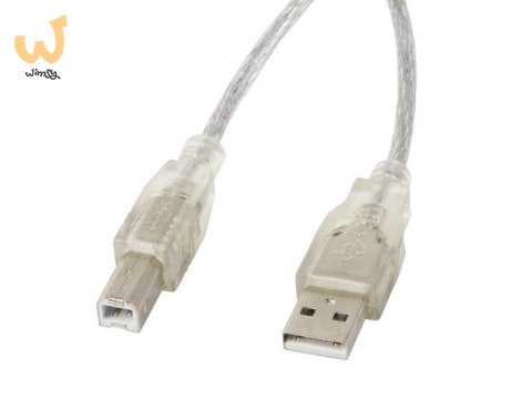 Kabel Lanberg CA-USBA-12CC-0018-TR (USB 2.0 M - USB 2.0 M; 1,8m; kolor przeźroczysty) Kabel Lanberg CA-USBA-12CC-0018-TR (USB 2.0 M - USB 2.0 M; 1,8m; kolor przeźroczysty)