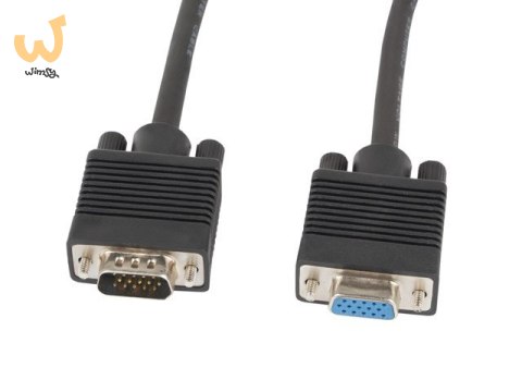 Kabel Lanberg CA-VGAC-10CC-0018-B+ (D-Sub (VGA) M - D-Sub (VGA) F; 1,8m; kolor czarny) Kabel Lanberg CA-VGAC-10CC-0018-B+ (D-Sub (VGA) M - D-Sub (VGA) F; 1,8m; kolor czarny)