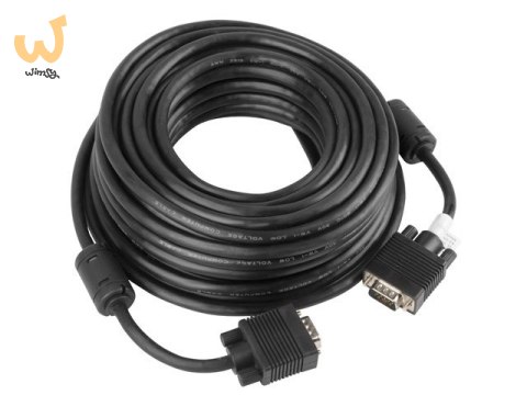 Kabel Lanberg CA-VGAC-10CC-0150-B (D-Sub (VGA) M - D-Sub (VGA) M; 15m; kolor czarny) Kabel Lanberg CA-VGAC-10CC-0150-B (D-Sub (VGA) M - D-Sub (VGA) M; 15m; kolor czarny)