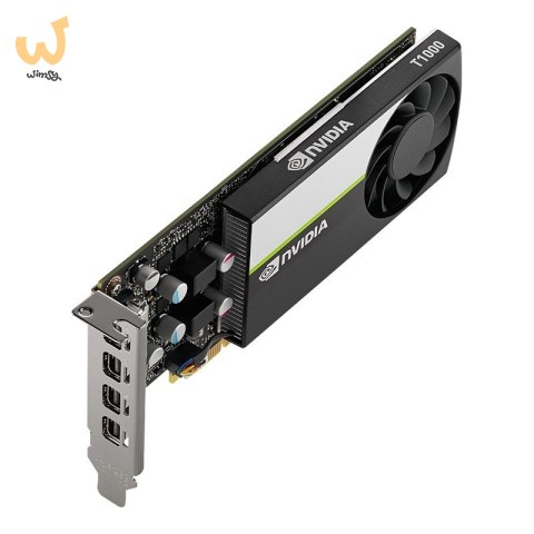 Karta graficzna PNY NVIDIA T1000 8GB, GDDR6, 4x mini DisplayPort, PCI Express 3.0, LP - ATX bracket, Small Box Karta graficzna PNY NVIDIA T1000 8GB, GDDR6, 4x mini DisplayPort, PCI Express 3.0, LP - ATX bracket, Small Box
