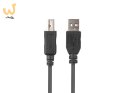 LANBERG KABEL USB-A->USB-B M/M 2.0 1M FERRYT CZARNY BOX CA-USBA-15CU-0010-BK